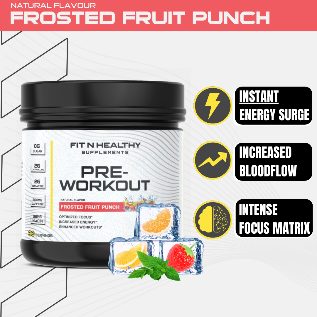 Pre-Workout Fruit Punch Mix  2NS Fruit Punch Powder – 2nd Nature