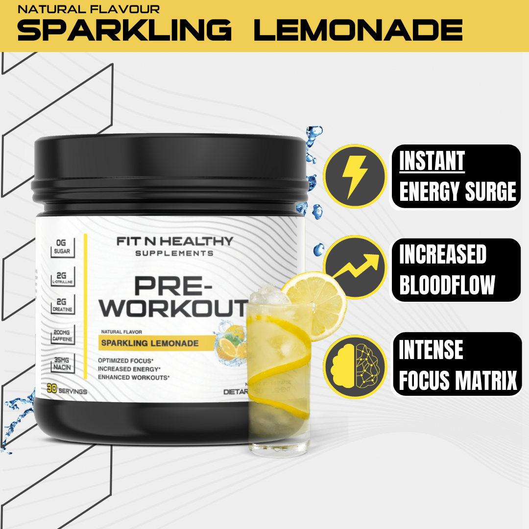 Pre-Workout- Sparkling Lemonade