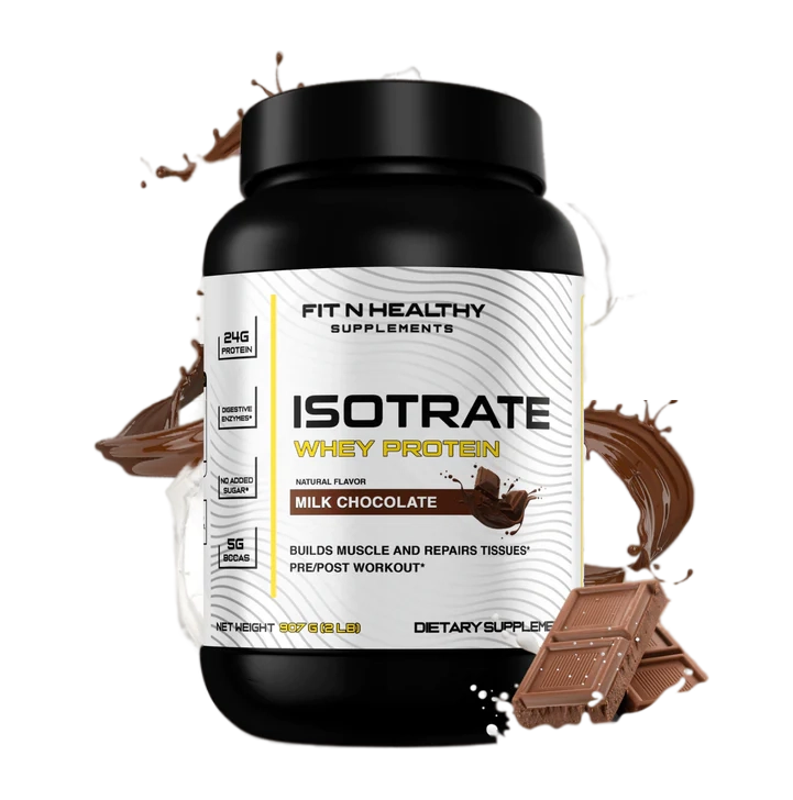 Whey ISOTRATE Protein- Natural Milk Chocolate