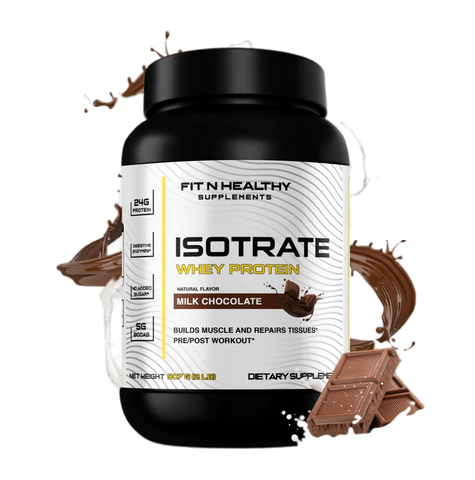 Whey ISOTRATE Protein- Natural Milk Chocolate